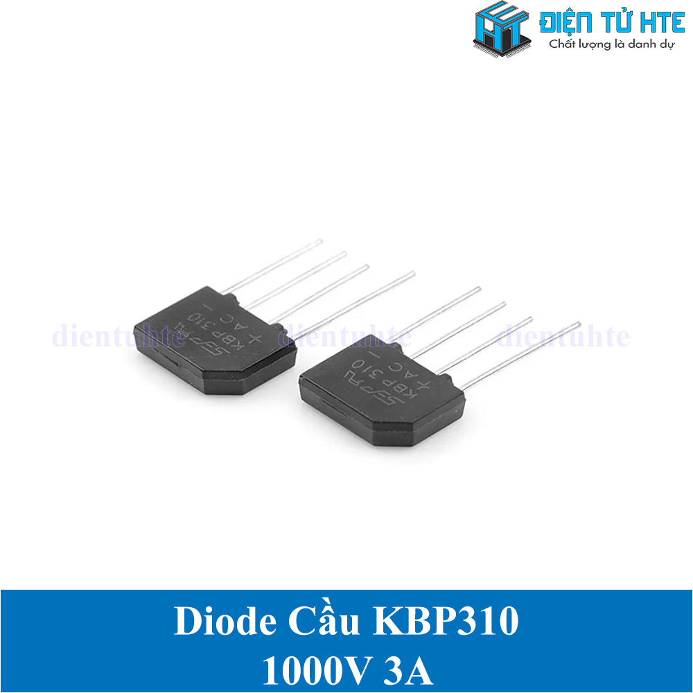Bộ 5 Diode cầu KBP310 3A 1000V chân cắm SEP