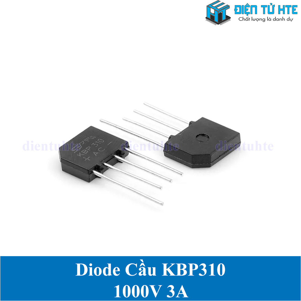 Bộ 5 Diode cầu KBP310 3A 1000V chân cắm SEP