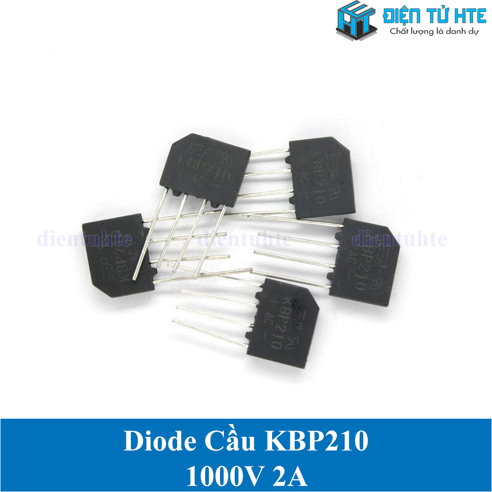 Bộ 5 Diode cầu KBP210 2A 1000V chân cắm SEP