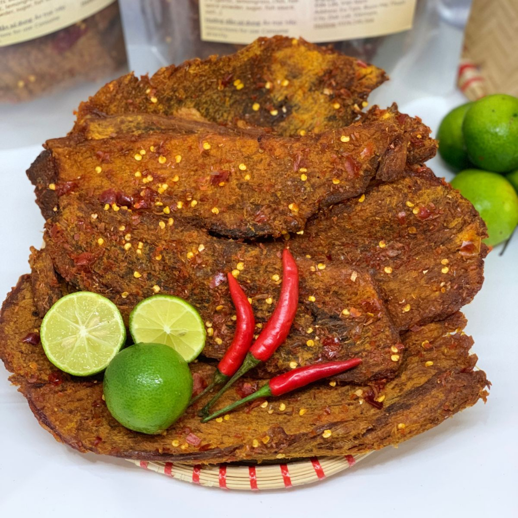 Khô Bò Miếng Tảng Tây Nguyên 500g Xuất Khẩu 100% Thịt Bò Tươi Tây Nguyên Không Chất Bảo Quản