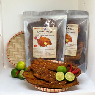 Khô Bò Miếng Tảng Tây Nguyên 500g Xuất Khẩu 100% Thịt Bò Tươi Tây Nguyên Không Chất Bảo Quản