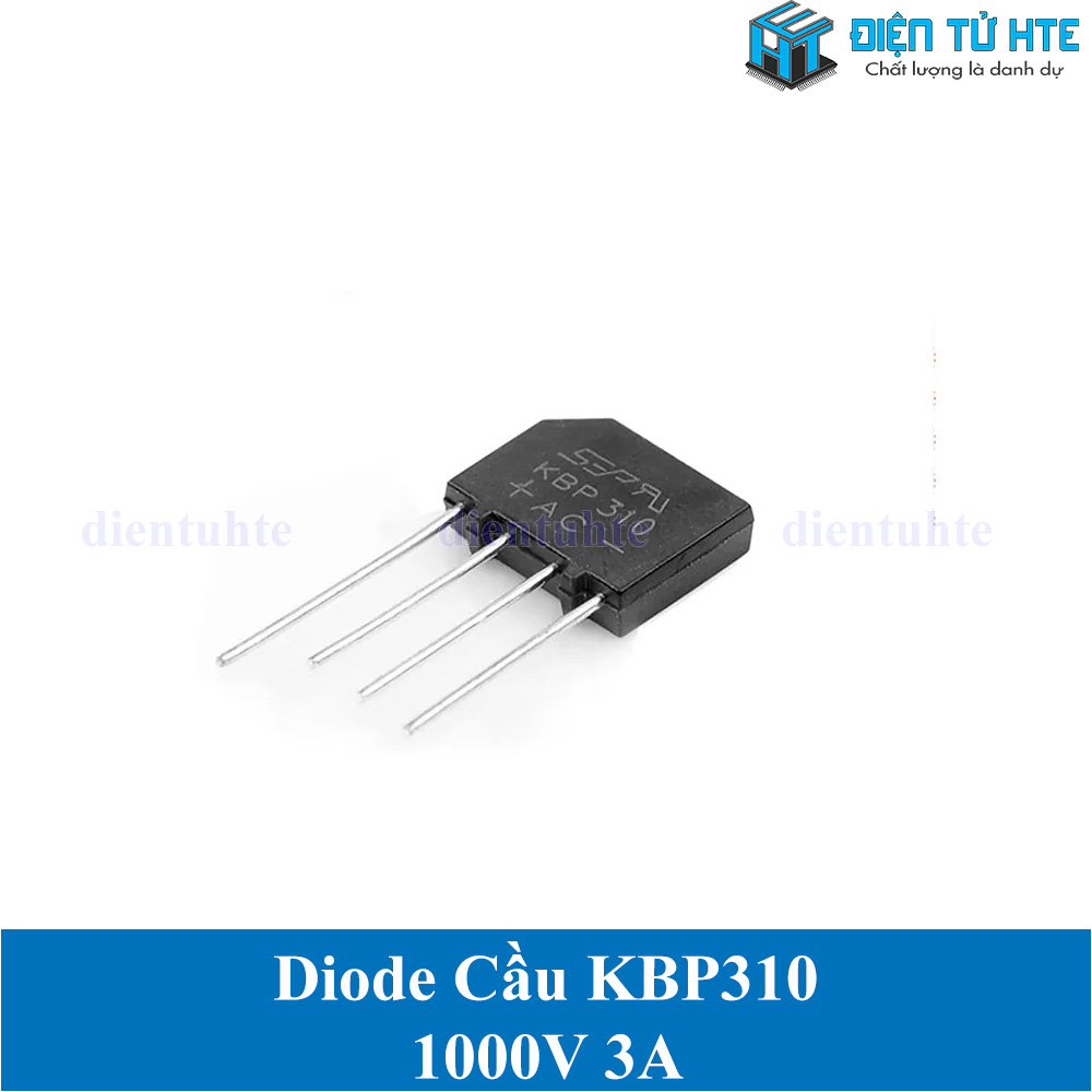 Bộ 5 Diode cầu KBP310 3A 1000V chân cắm SEP