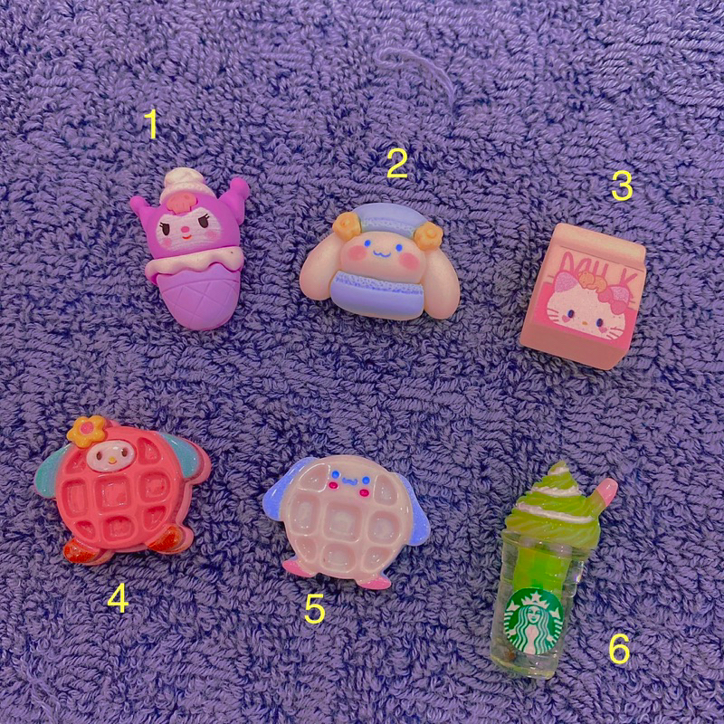 Charm sanrio trang trí mô hình mini
