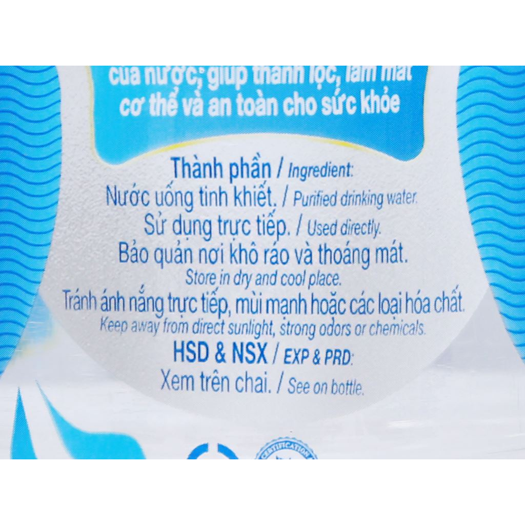 Thùng 24 chai nước tinh khiết ICY PREMIUM 450ml / Lốc 6 chai nước tinh khiết ICY PREMIUM 450ml