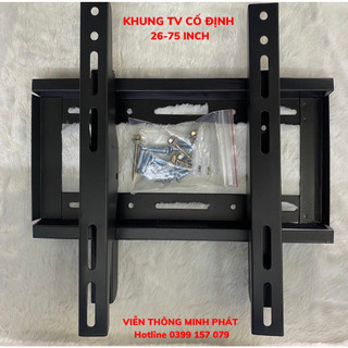 Khung treo tivi - gía treo tivi treo tường cố định led 26 - 75 inch