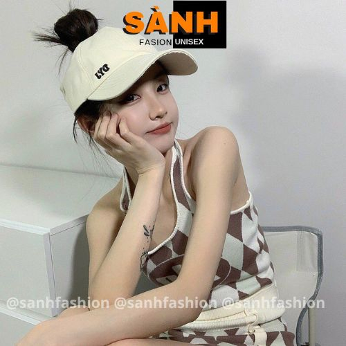 Mũ lưỡi trai nửa đầu thêu chữ DYJ Nón kết chất kaki cao cấp thời trang form unisex nam nữ_sanhfashion