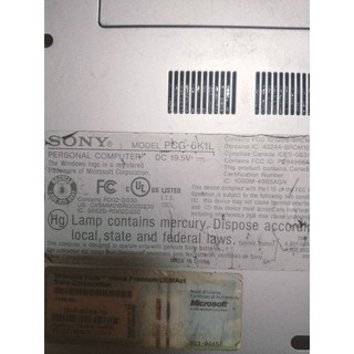 Main Sony vaio pcg 5k1L