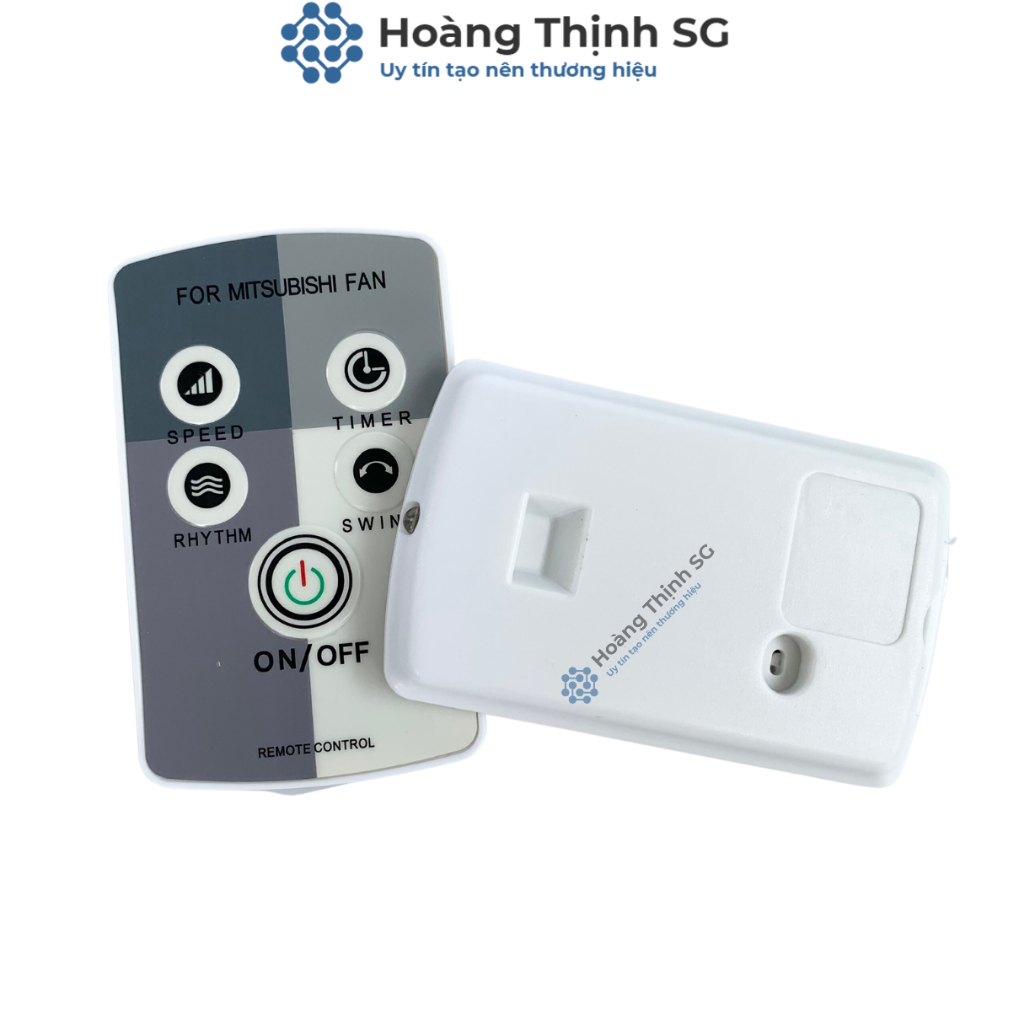 Remote điều khiển quạt MITSUBISHI, dùng cho quạt cây và quạt treo tường - Tặng Kèm Pin