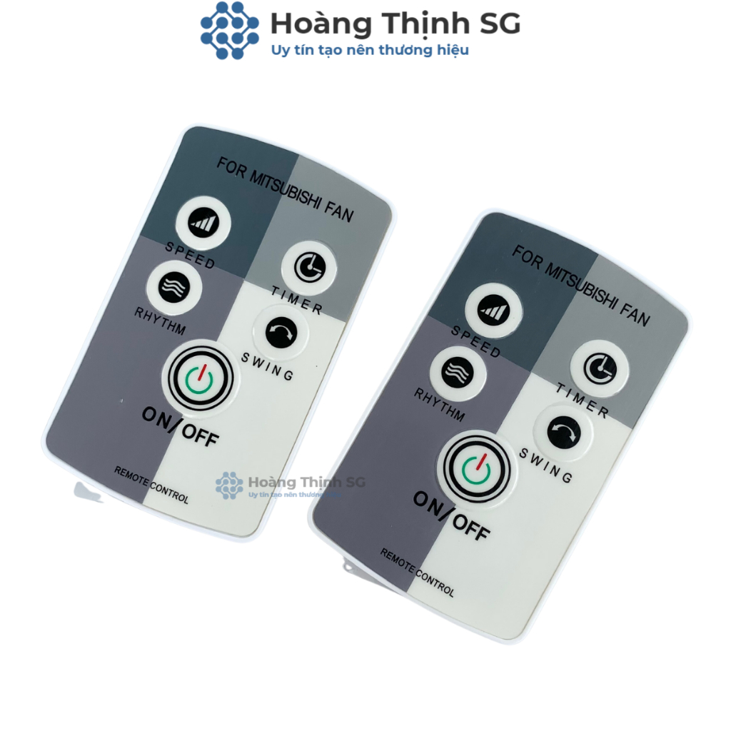 Remote điều khiển quạt MITSUBISHI, dùng cho quạt cây và quạt treo tường - Tặng Kèm Pin