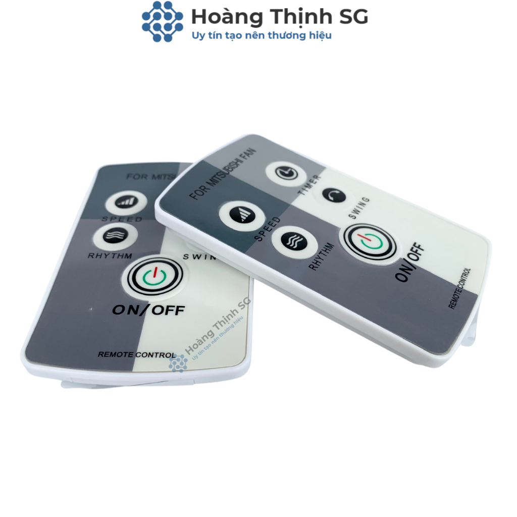 Remote điều khiển quạt MITSUBISHI, dùng cho quạt cây và quạt treo tường - Tặng Kèm Pin