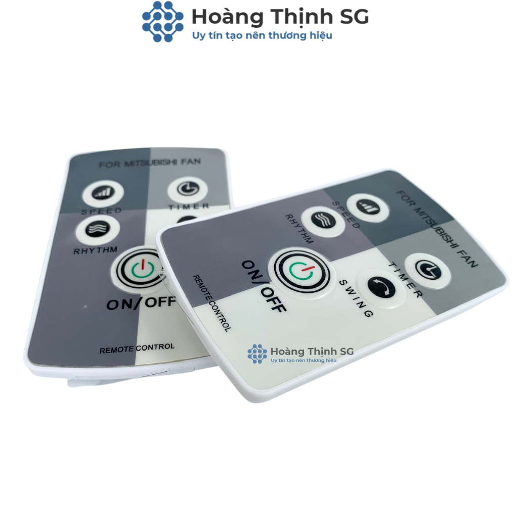 Remote điều khiển quạt MITSUBISHI, dùng cho quạt cây và quạt treo tường - Tặng Kèm Pin