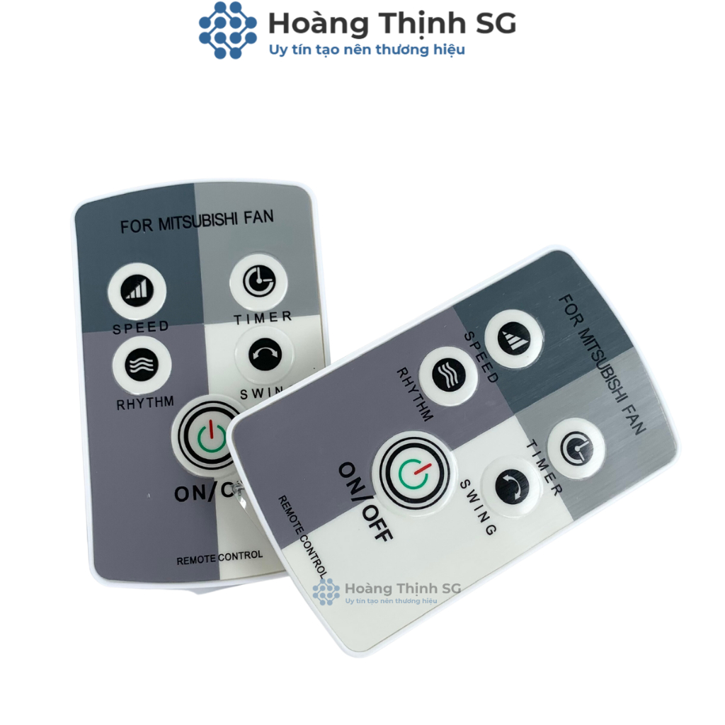 Remote điều khiển quạt MITSUBISHI, dùng cho quạt cây và quạt treo tường - Tặng Kèm Pin