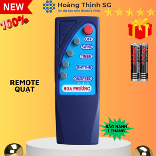 Remote điều khiển quạt Hoa Phượng, điều khiển quạt đa năng Hoa Phượng - Tặng kèm pin