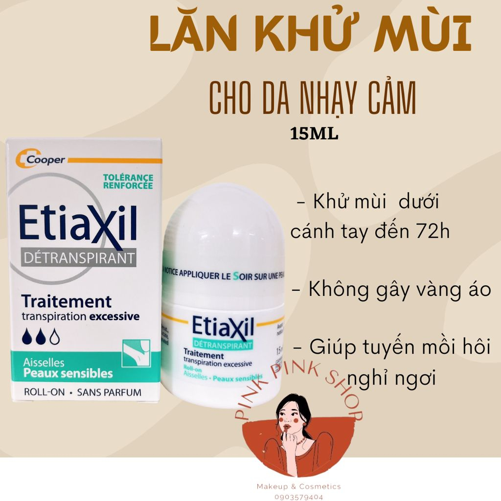 Lăn Nách Khử Mùi Và Ngăn Mồ Hôi Etiaxil 15ml