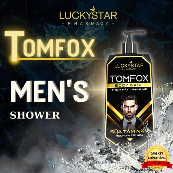 Sữa Tắm Nước Hoa Nam Cao Cấp Tomfox Lucky Star 750ml