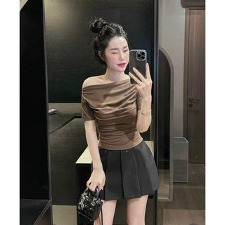 Áo lệch vai thun lạnh