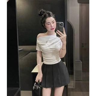 Áo lệch vai thun lạnh