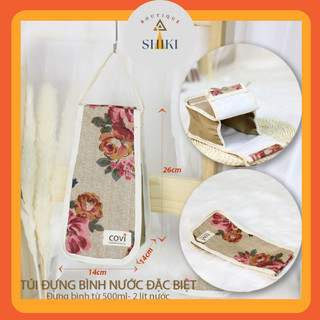 Túi vải Canvas đựng ly, bình giữ nhiệt SHIKI