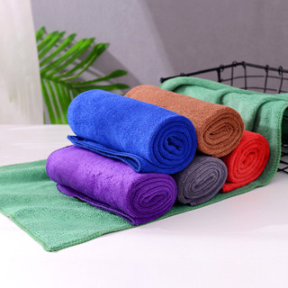   50x100cm  Khăn tắm gội đầu quấn ngời spa salon tiệm tóc loại DÀY mềm mịn không đổ lông siêu thấm hút kt 50x100cm 