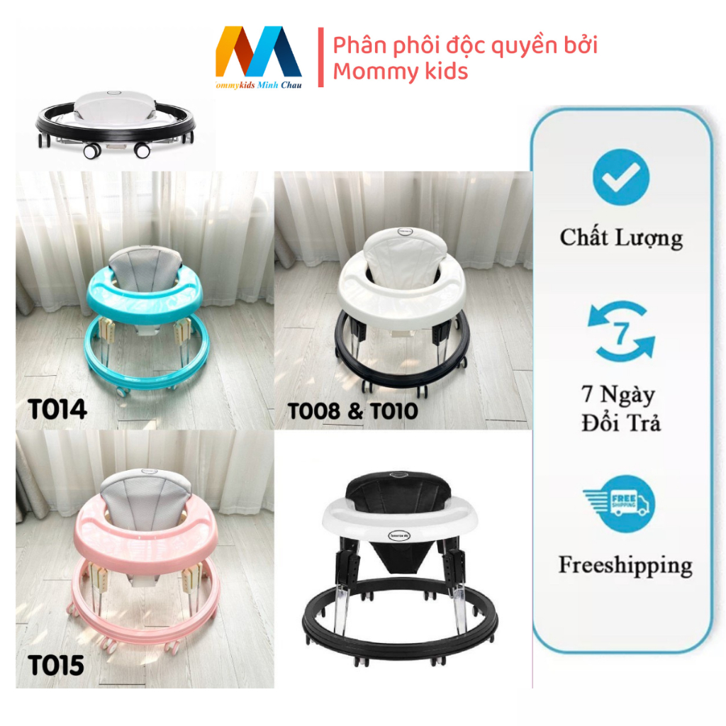 Xe Tròn Tập Đi Mommykids Thay Đổi Độ Cao 9 nấc