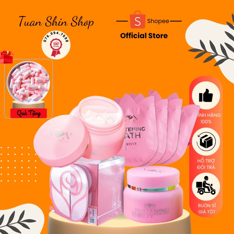 1Tặng1 - Body Hoa Hồng Son