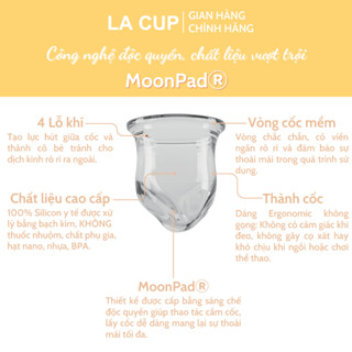 Cốc nguyệt san La Cup Nhập khẩu từ Pháp 3 Size S M L