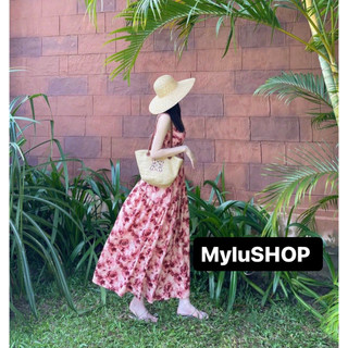 Đầm xòe chạy mooking thân trước thân sau voan hoa cao cấp thích hợp đi biển, dạ hội, ngoại cảnh