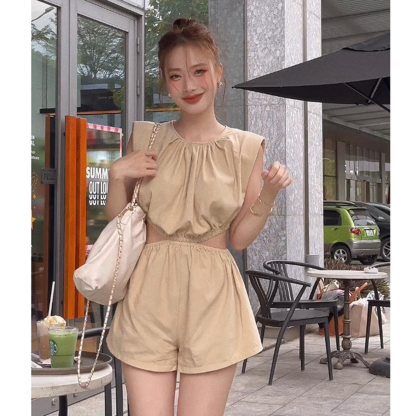 Jumpsuit cut out sát nách basic TKCC BAGEO L1
