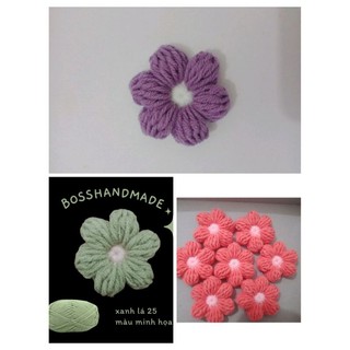 ghim cài hoa len handmade (ib shop để chọn màu)