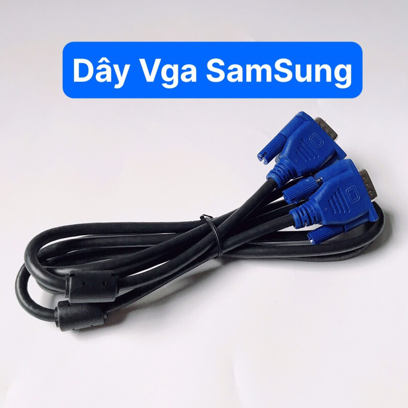 ( Hàng Xịn ) Dây Cáp Tín Hiệu Vga Samsung dài 1.5m Đen - dây cáp kết nối 2 đầu vga chất lượng cao