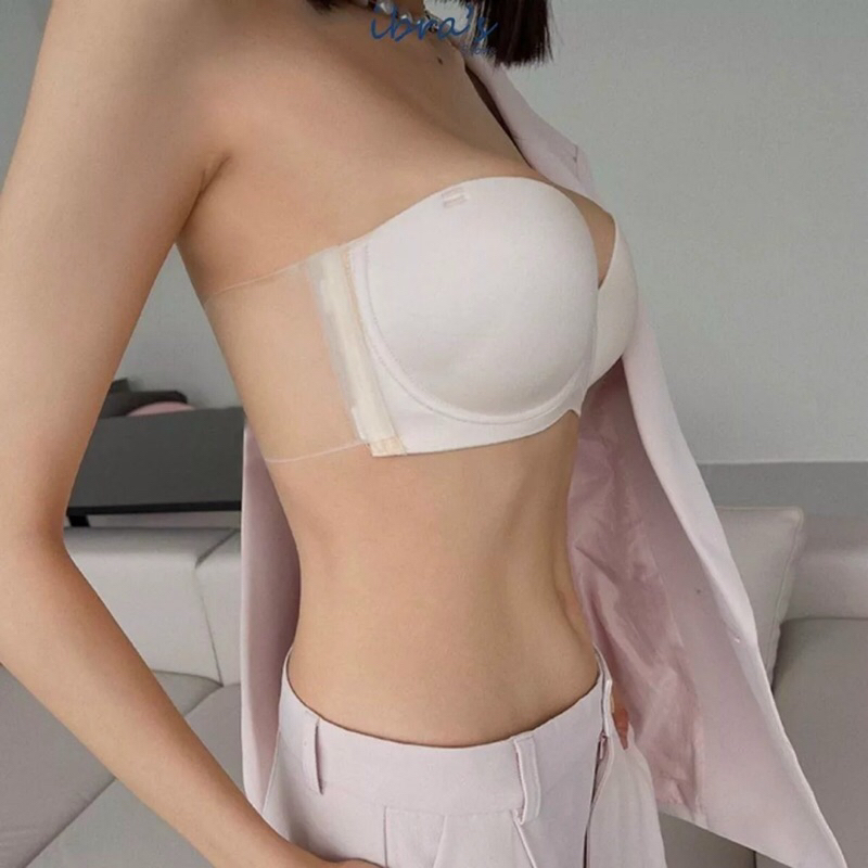 Áo lót cúp ngang tặng kèm miếng dán mix  hở lưng  tạo khe nâng ngực đẹp tự nhiên