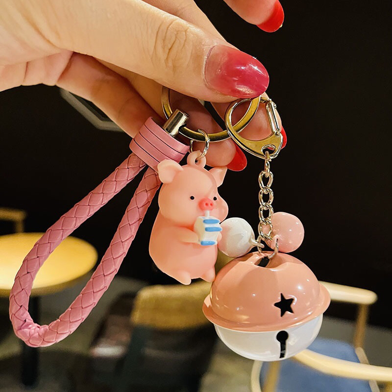 Móc khoá MIUSHOP nhiều hình cute kèm chuông dễ thương