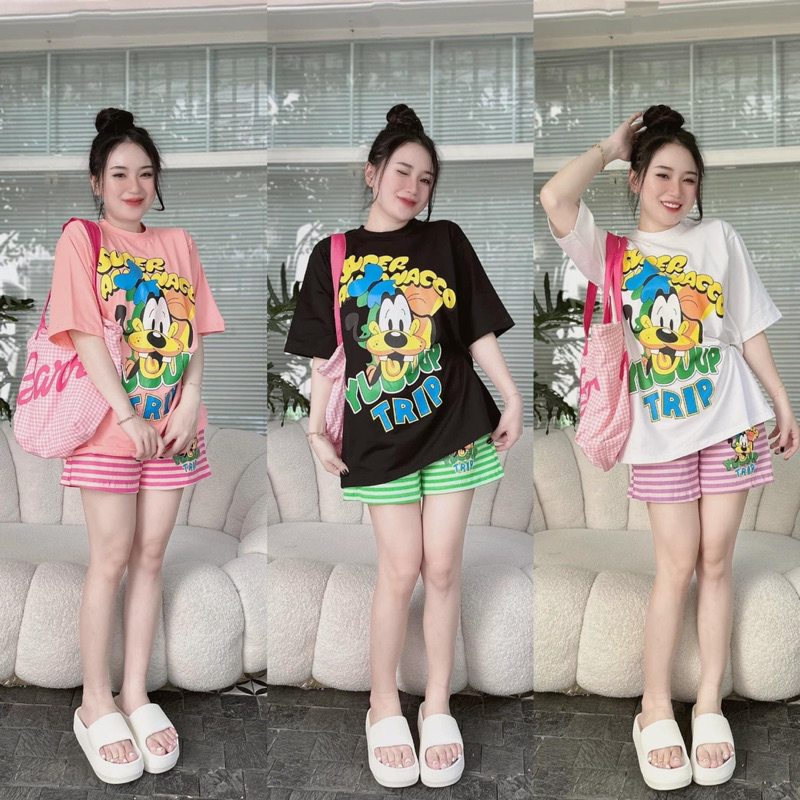 Bộ vịt Donal quần sọc siêu đẹp,hàng loại 1 ảnh thật