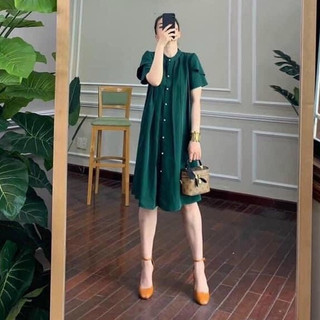 Váy bầu thu đông đẹp , đầm bầu đẹp chất nỉ