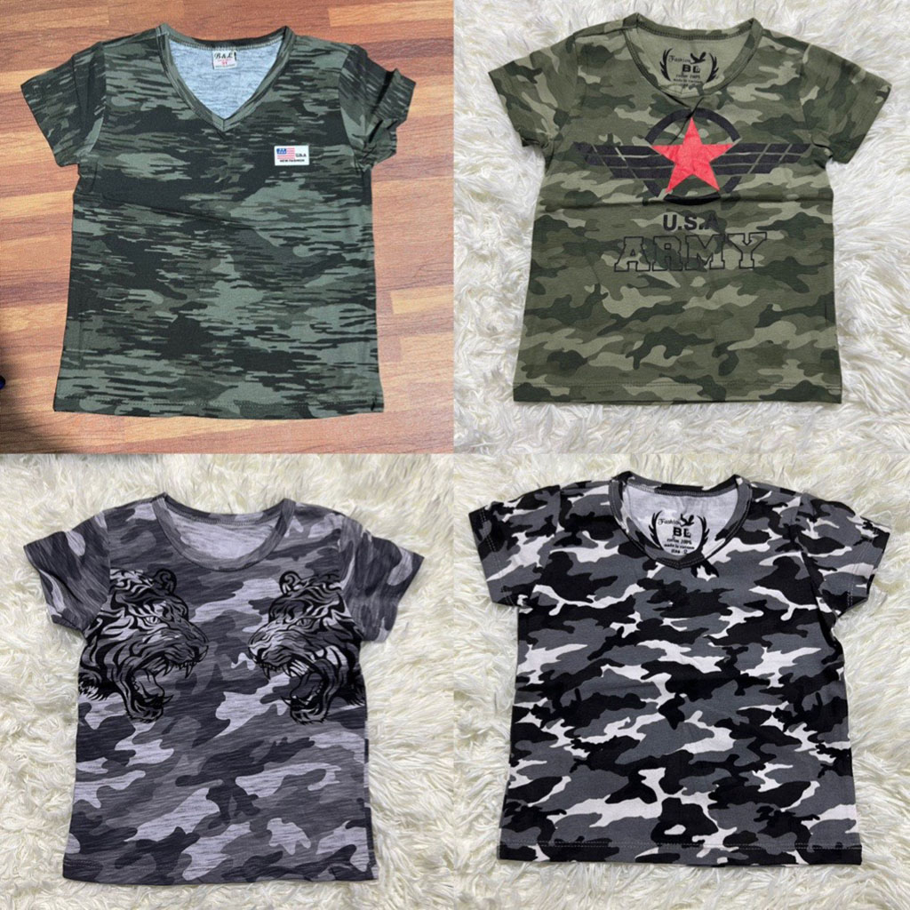 Áo thun rằn ri cho bé 16-18kg