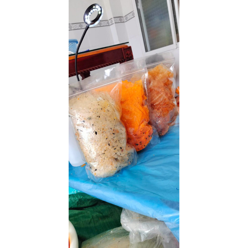 Combo 900g Phô mai, rong biển - xike, 3 túi- mỗi túi 300g