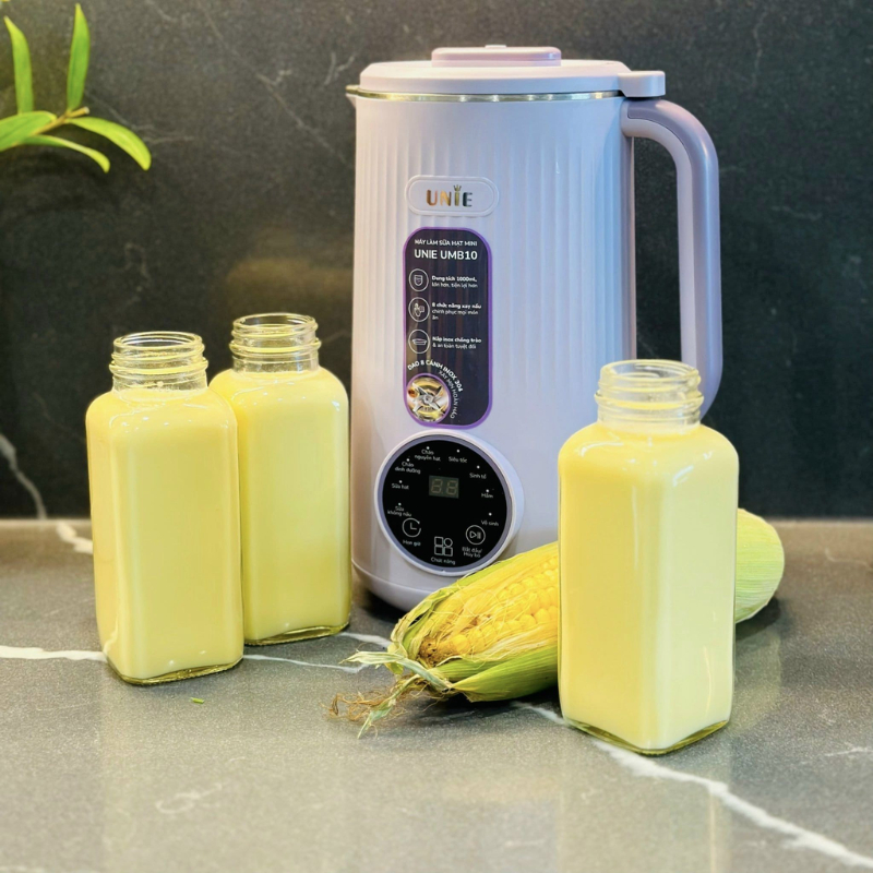 Máy Làm Sữa Hạt Unie UMB10, 1000ML, 8 Chức Năng Xay Nấu, Hàng Chính Hãng