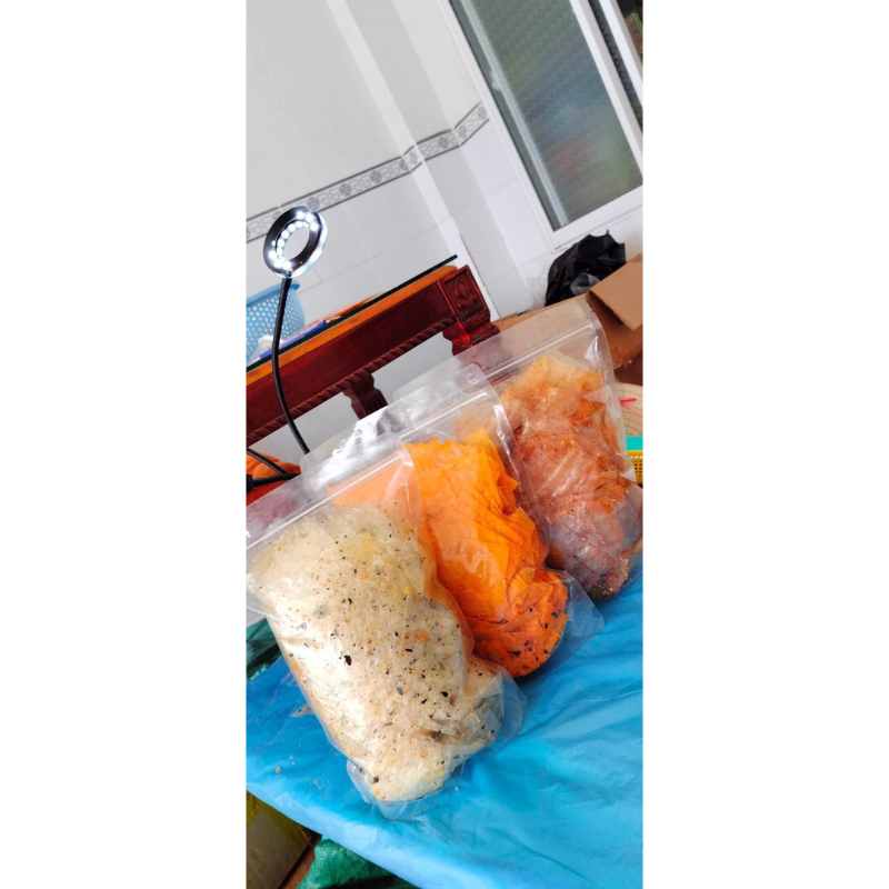 Combo 900g Phô mai, rong biển - xike, 3 túi- mỗi túi 300g