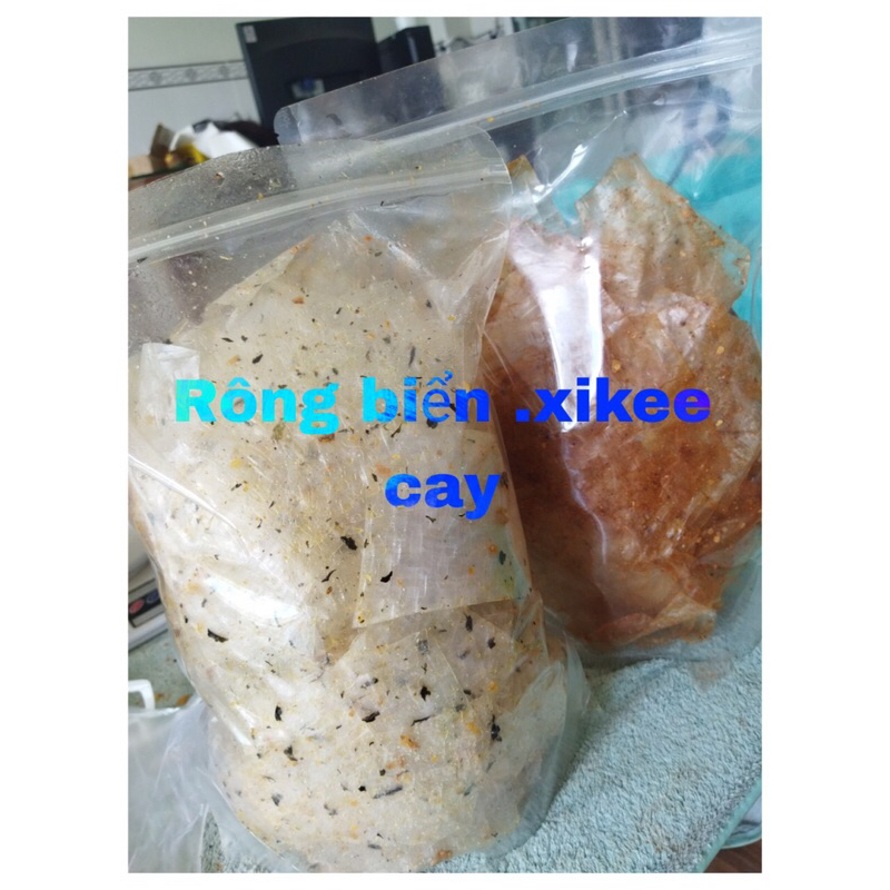 Combo 600g xike- rong biển, 2 túi- mỗi túi 300g