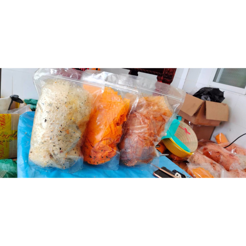 Combo 900g Phô mai, rong biển - xike, 3 túi- mỗi túi 300g