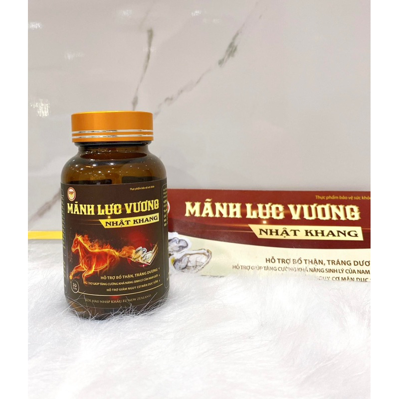 -Mãnh Lực Vương giúp bổ giúp thận tráng dương, tăng cường sinh lực hộp 30 viên.