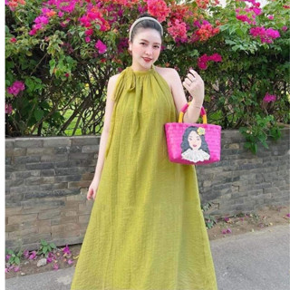 Váy Bầu Thu Đông Dự Tiệc Sang Chảnh Đầm Bầu Nhung Dài Tay Dáng Suông Mặc Đi Chơi Công Sở Đám Cưới