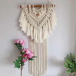 Macrame mành rèm treo tường tết dây thủ công handmade decor trang trí cải tạo phòng quà tặng