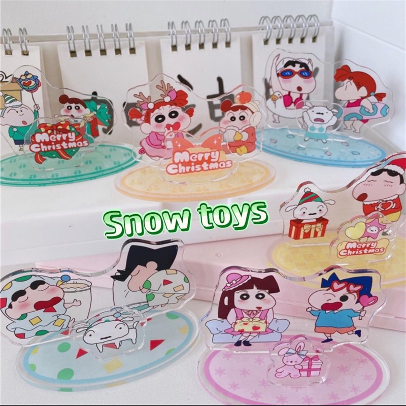 Mô Hình Tượng Standee Acrylic Mica Shin cậu bé bút chì - Nohara Shinnosuke Kazama Toru Sakurada Nene Sato Masao Bo