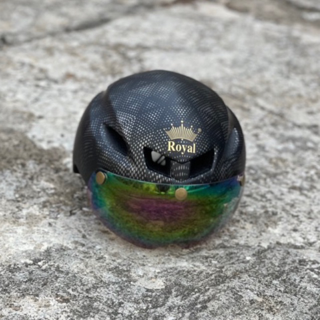 [Giống POC 01 95%]MŨ THỂ THAO ĐUÔI NHỌN MD16 VÂN TAM GIÁC 09 NHÁM CỰC ĐẸP, KÈM KÍNH VÀ TÚI ĐỰNG, BẢO HÀNH 12 THÁNG