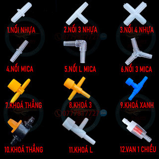 Van oxy - van khoá - van nối - van 1 chiều - van thuỷ lợi nhỏ giọt cao cấp-van mica