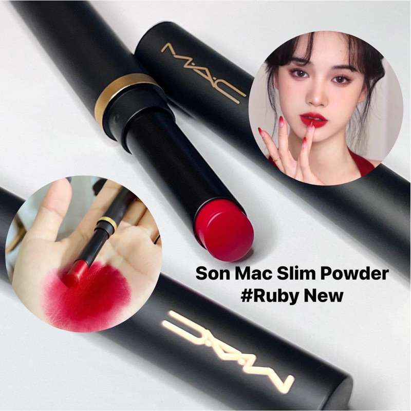 son Mac SLIM 889 ruby new - đỏ thuần ngọt lịm, say đắm