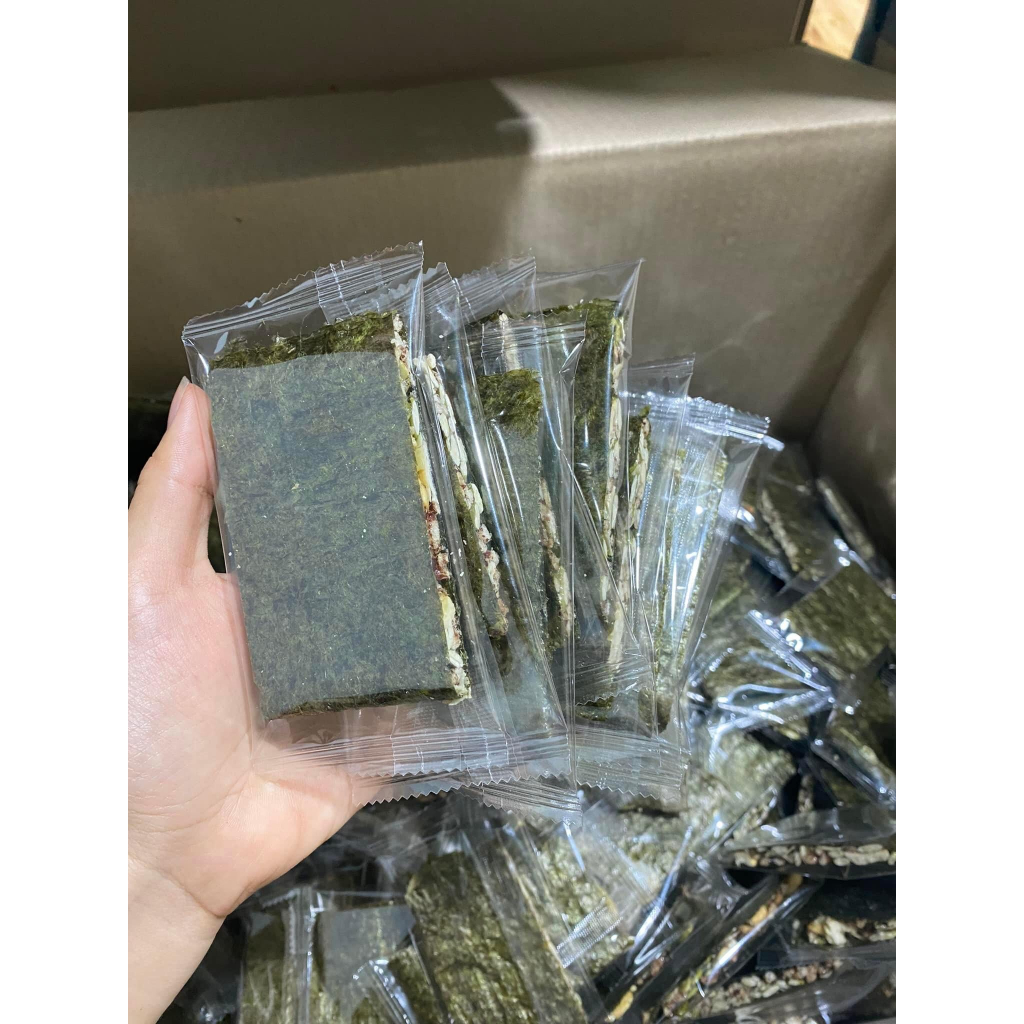 1Kg Rong biển kẹp hạt giòn tan, thơm ngon, siêu hạt, ăn kiêng, healthy, tốt sức khoẻ