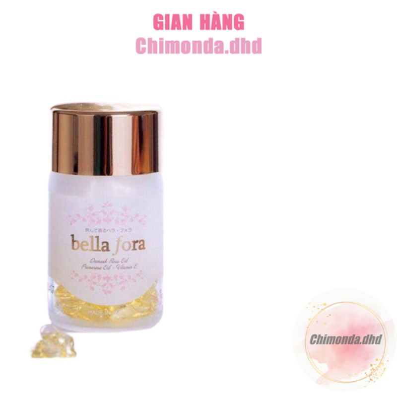 Viên Uống Thơm Cơ Thể Tăng Cường Nội Tiết Bella Fora Nhập Khẩu Nhật Bản Hộp 35 Viên