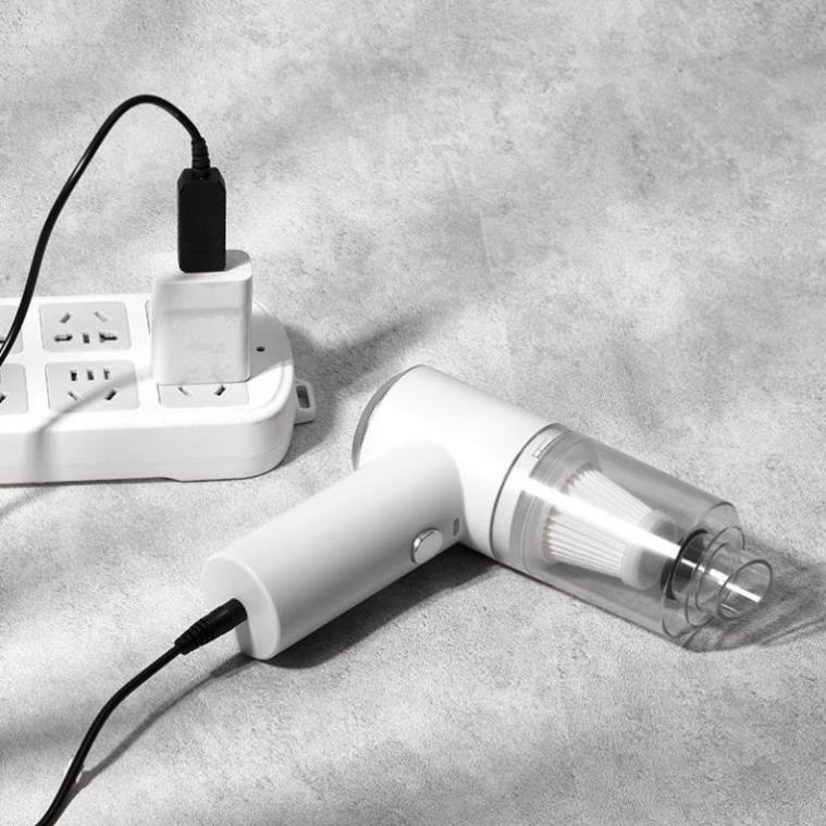 Máy Hút Bụi Cầm Tay Mini Không Dây Siêu Tiện Lợi - Hút Bụi Xe Ô Tô, Giường Nệm Lông Chó Mèo Đa Năng
